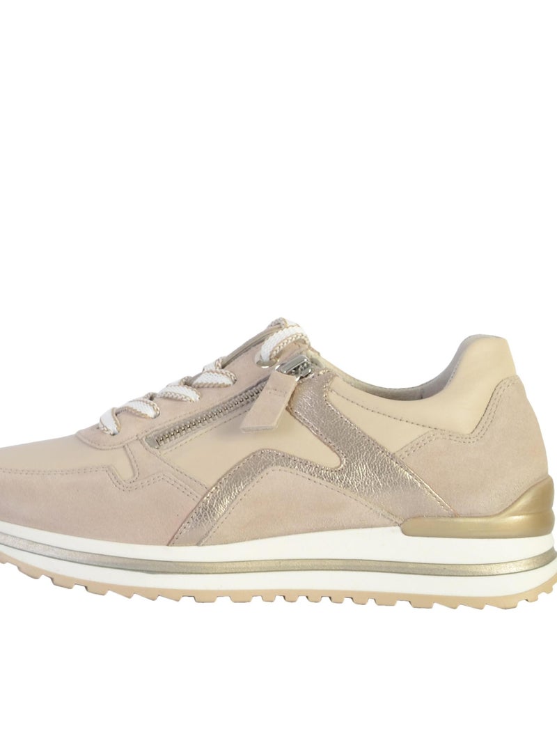 Basket cuir Gabor Cervo Foular Beige - Kiabi