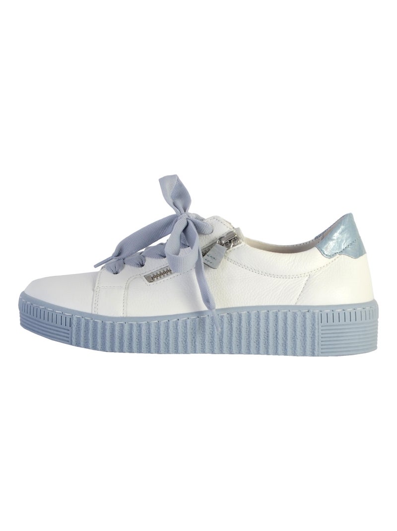 Basket cuir Gabor Cervo Lack Blanc - Kiabi