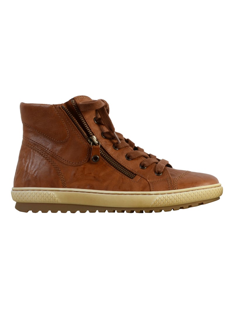 Basket Cuir Gabor Dream Foular Snake Marron - Kiabi