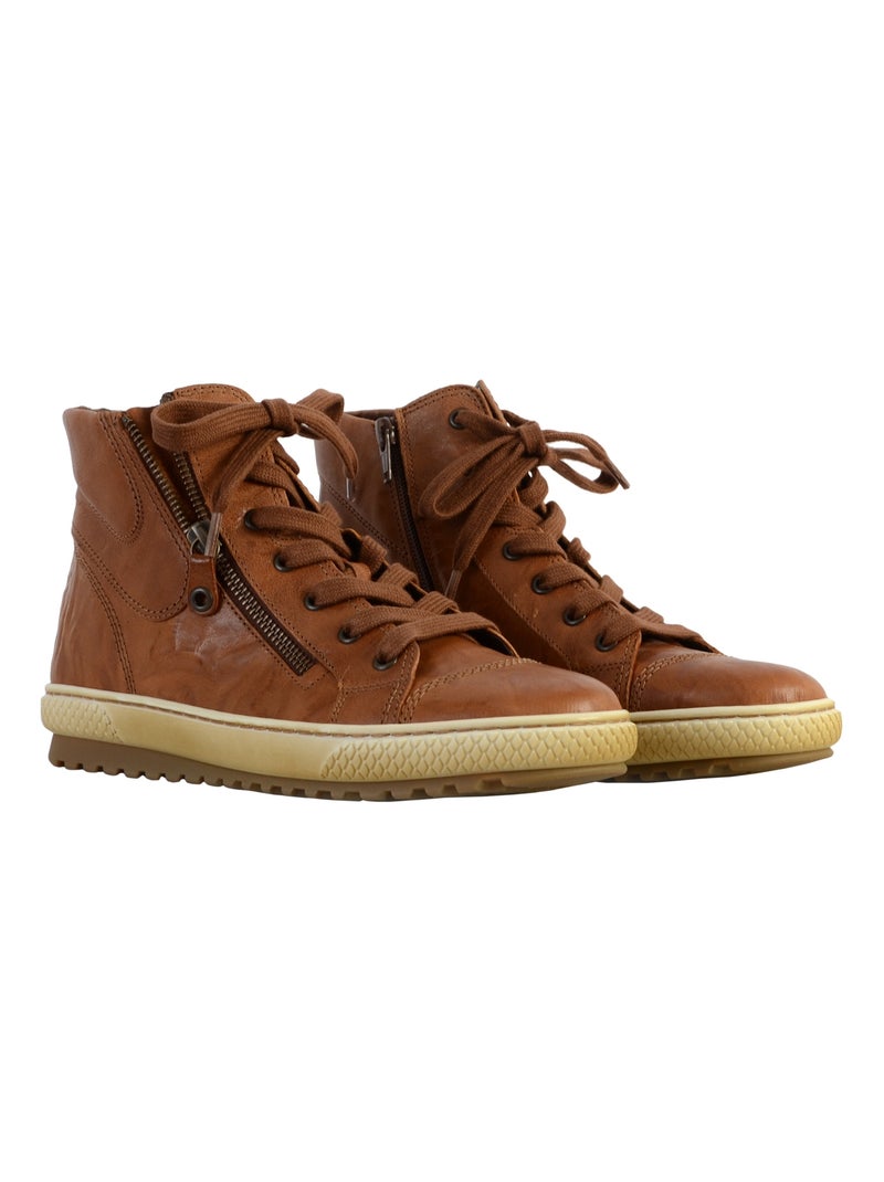 Basket Cuir Gabor Dream Foular Snake Marron - Kiabi