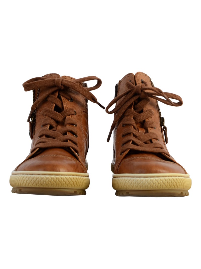 Basket Cuir Gabor Dream Foular Snake Marron - Kiabi