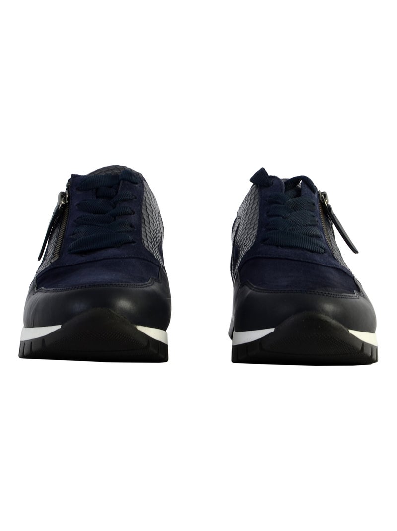 Basket Cuir Gabor Microfutter Bleu marine - Kiabi