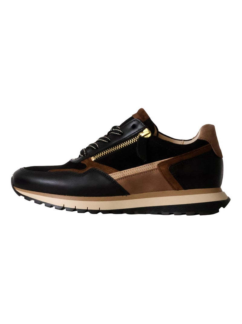 Basket Cuir Gabor Noir - Kiabi