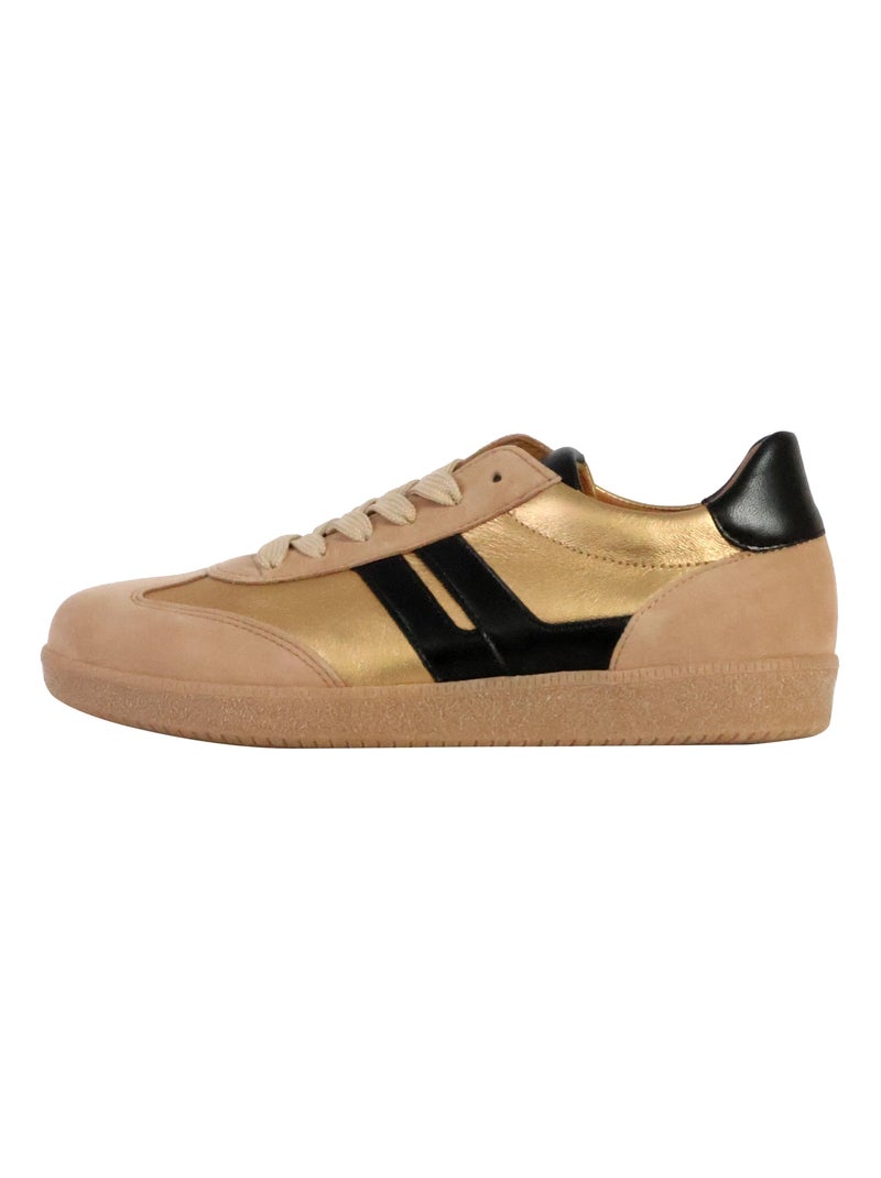 Basket Cuir Gabor Samtch Marron - Kiabi