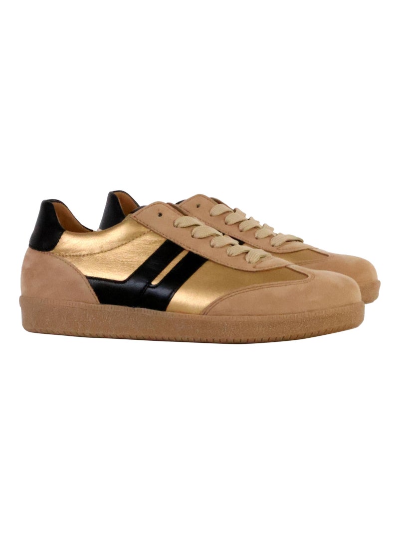 Basket Cuir Gabor Samtch Marron - Kiabi