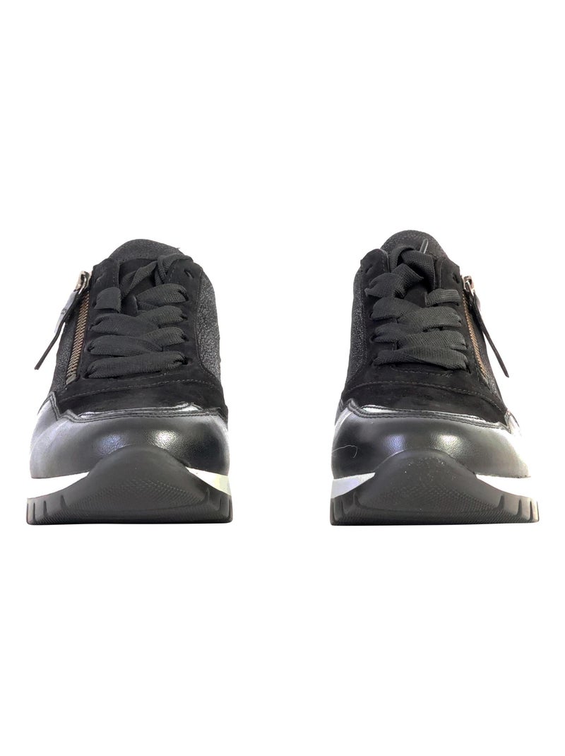 Basket Cuir Gabor Samtch Noir - Kiabi