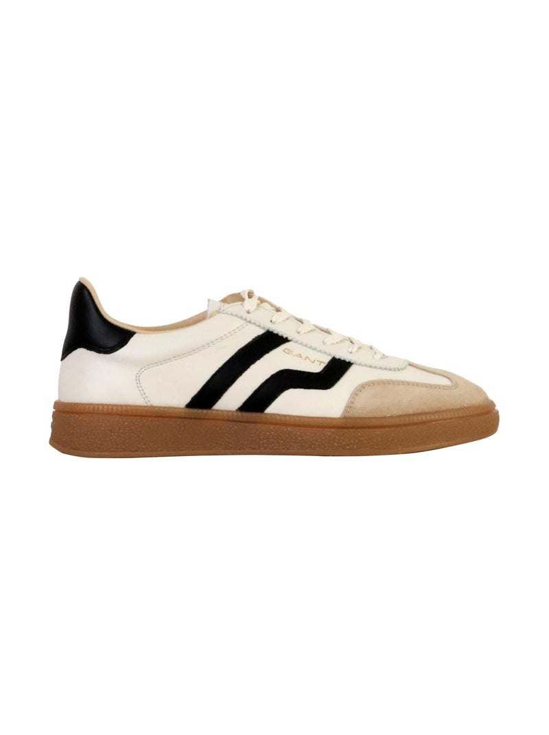 Basket Cuir Gant Cuzima Beige - Kiabi