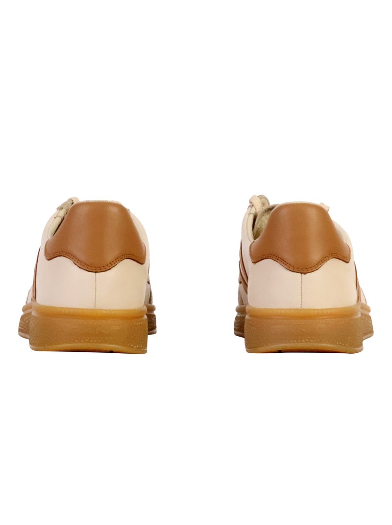 Basket Cuir Gant Cuzmo Beige - Kiabi