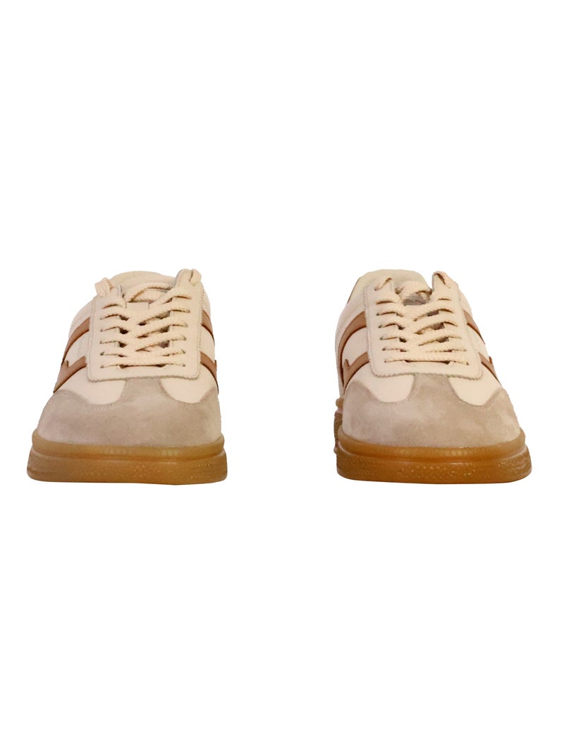 Basket Cuir Gant Cuzmo Beige - Kiabi