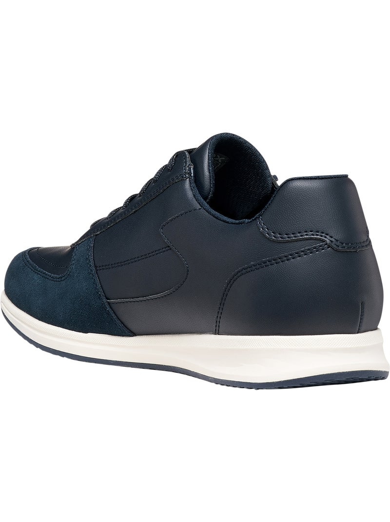 Basket cuir geox avery Bleu marine - Kiabi
