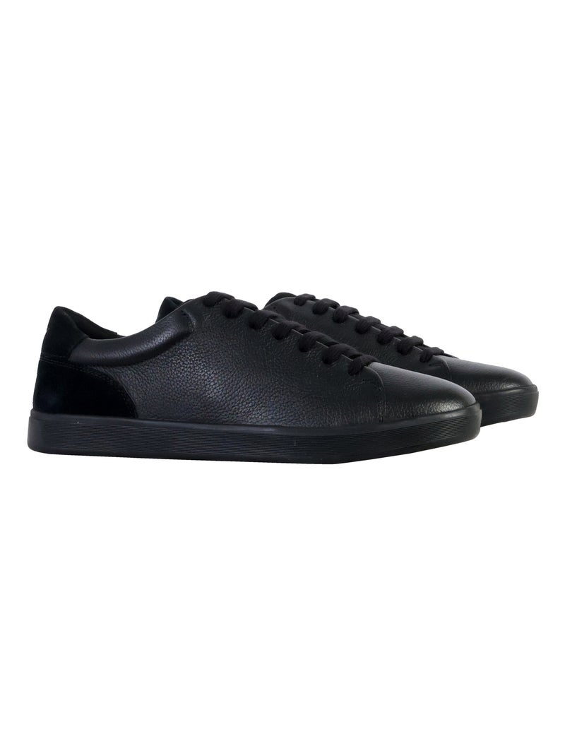 Basket Cuir Geox Avola Noir - Kiabi