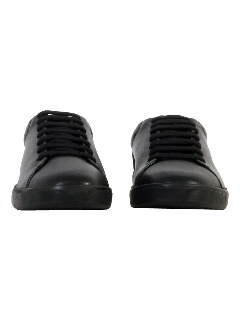Basket Cuir Geox Avola Noir - Kiabi