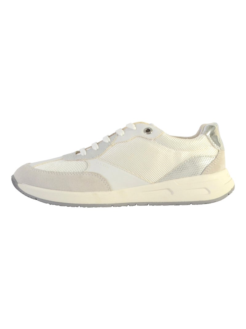 Basket Cuir Geox Bulmya Blanc - Kiabi