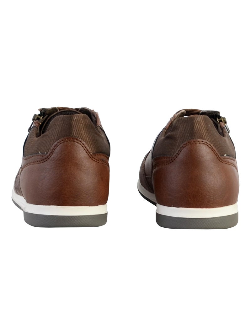 Basket Cuir Geox Cuir U Renan Marron - Kiabi