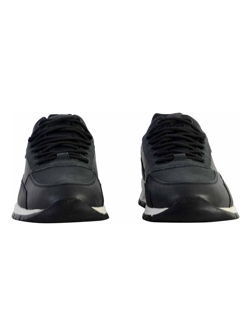 Basket Cuir Geox Delray Noir - Kiabi