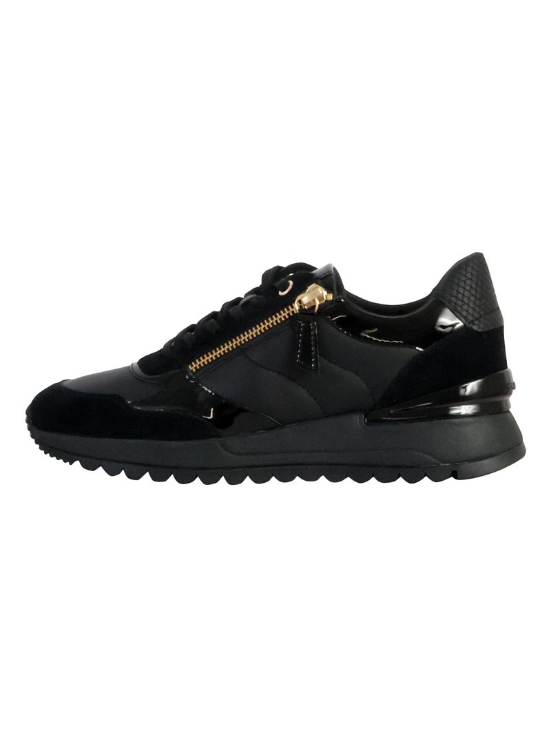 Basket Cuir Geox Desya Noir - Kiabi