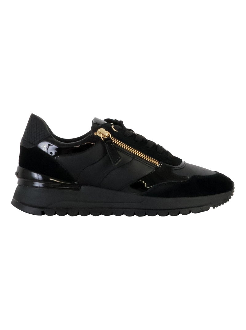Basket Cuir Geox Desya Noir - Kiabi