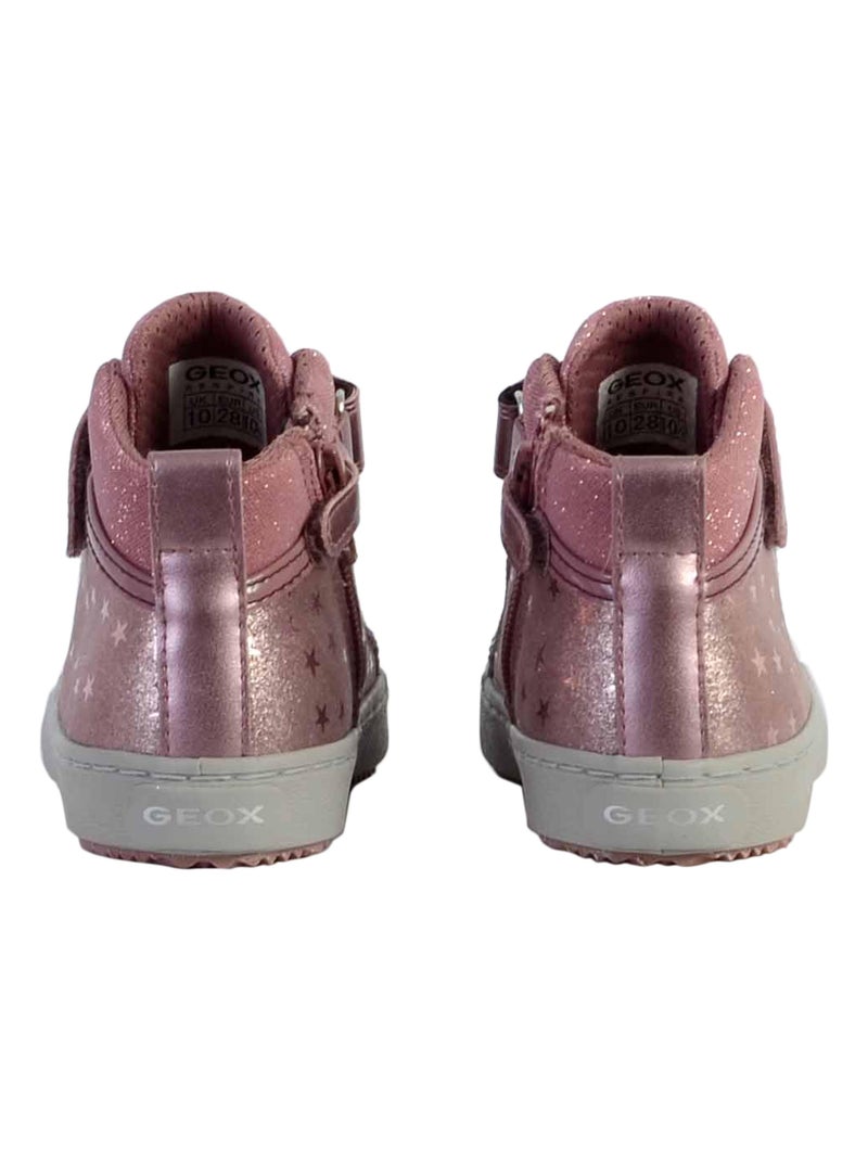 Basket Cuir Geox Enfant Kalispera Rose - Kiabi