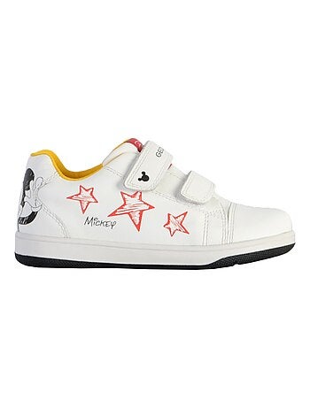 Basket Cuir Geox Enfant New Flick
