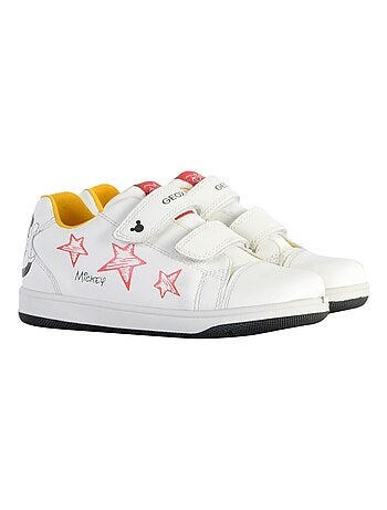 Basket Cuir Geox Enfant New Flick
