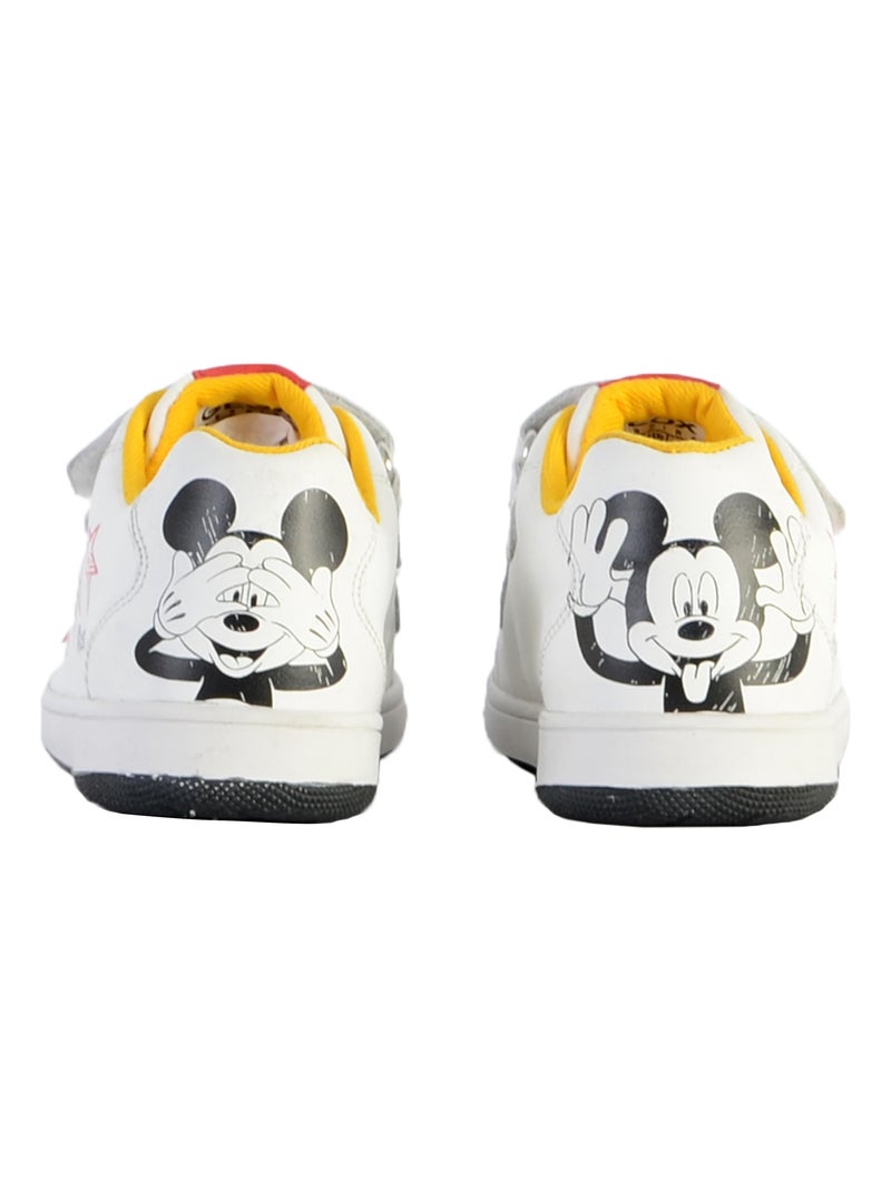 Basket Cuir Geox Enfant New Flick Blanc - Kiabi