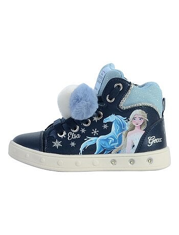 Basket Cuir Geox Enfant Skylin