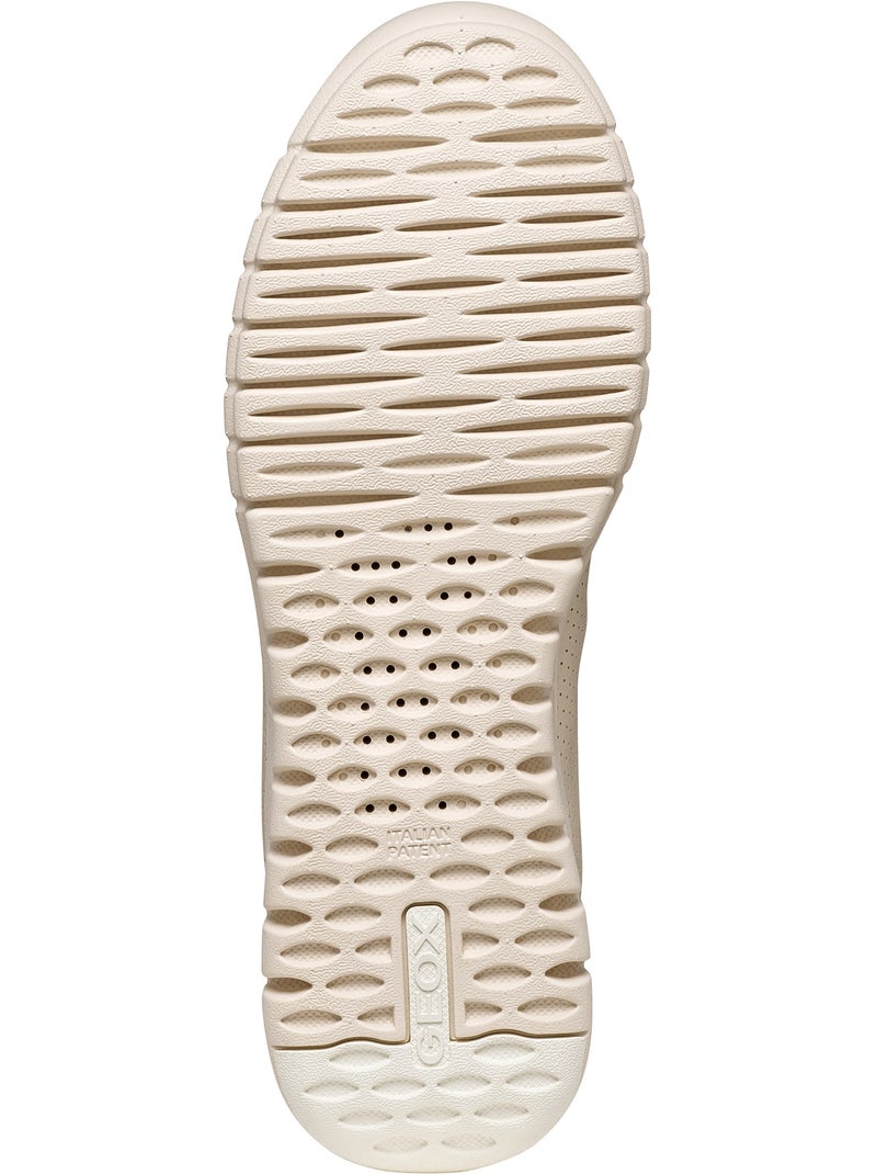 Basket Cuir Geox Flextride Plus Beige - Kiabi