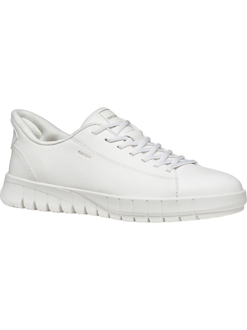 Basket cuir geox flextride plus Blanc - Kiabi