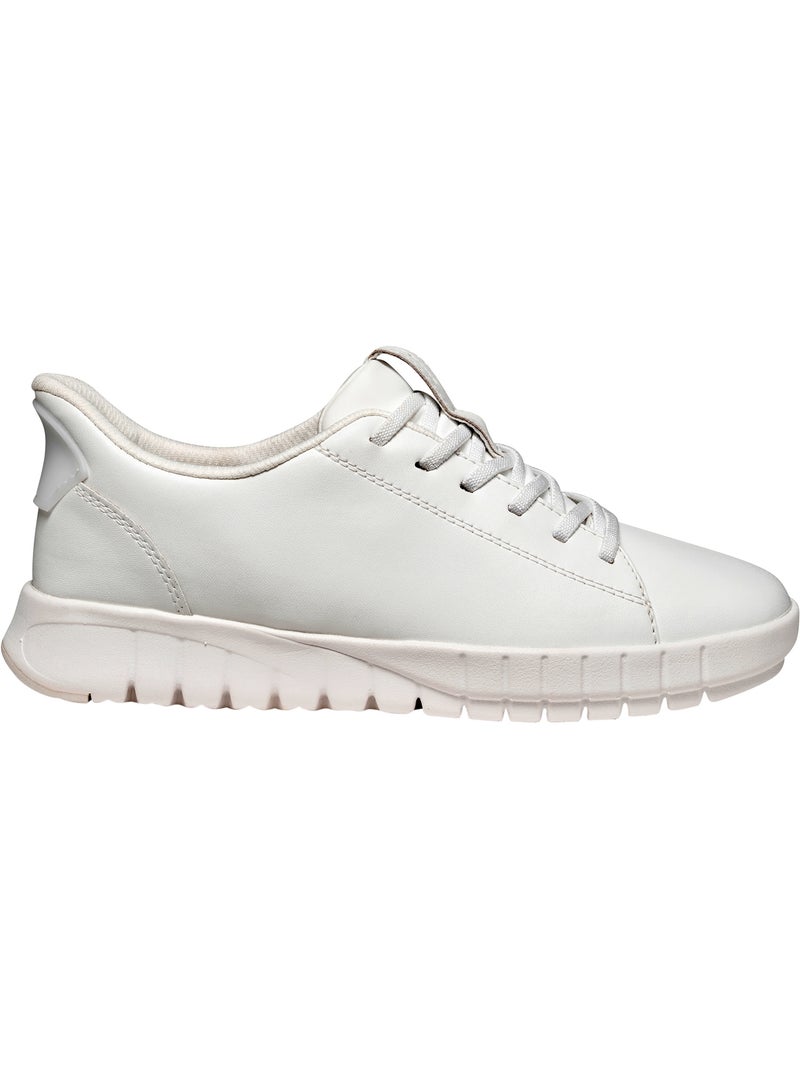 Basket Cuir Geox Flextride Plus Blanc - Kiabi