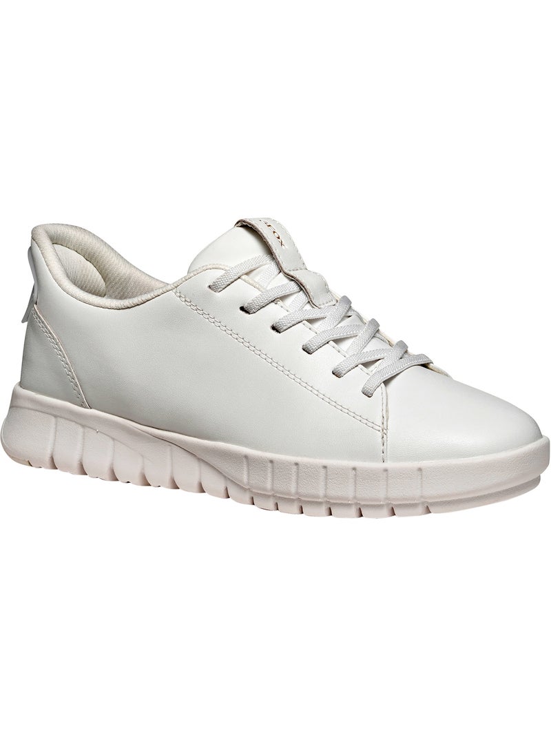 Basket Cuir Geox Flextride Plus Blanc - Kiabi