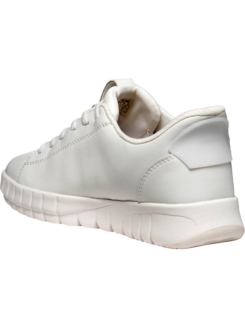 Basket Cuir Geox Flextride Plus Blanc - Kiabi