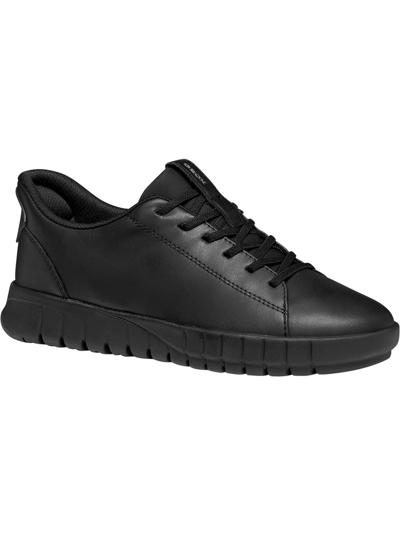 Basket Cuir Geox Flextride Plus Noir - Kiabi