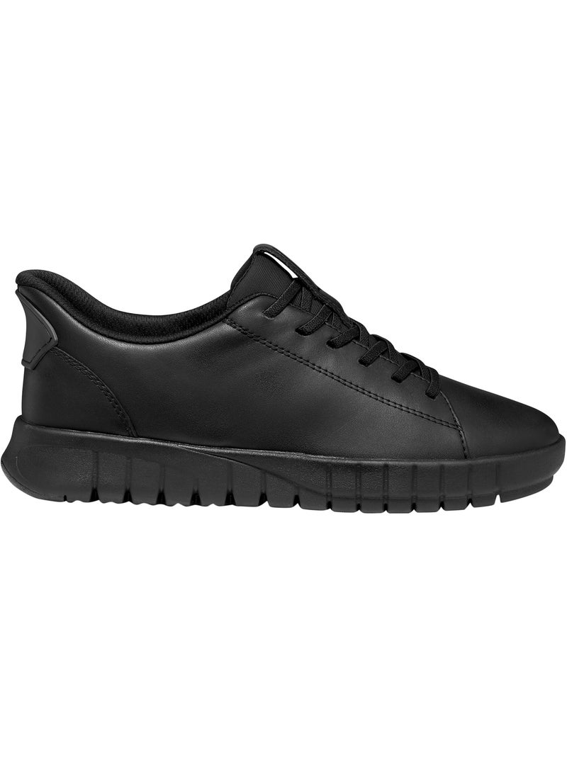 Basket Cuir Geox Flextride Plus Noir - Kiabi