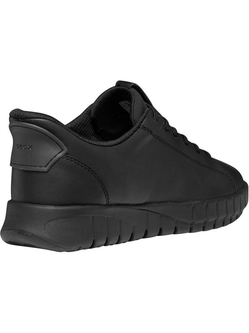 Basket Cuir Geox Flextride Plus Noir - Kiabi