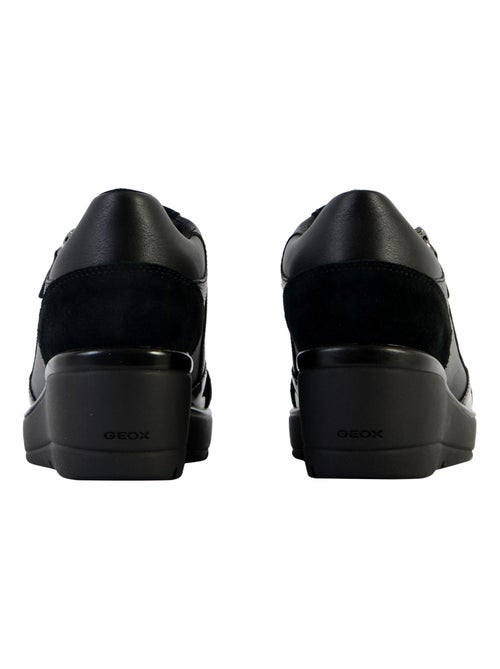 Basket Cuir Geox Ilde - Kiabi Basket Cuir Geox Ilde - Kiabi