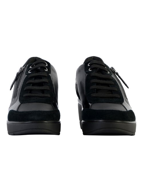 Basket Cuir Geox Ilde - Kiabi Basket Cuir Geox Ilde - Kiabi