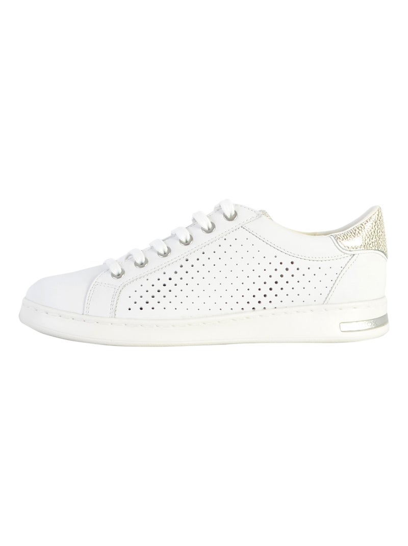 Basket Cuir Geox Jaysen Nappa Blanc - Kiabi