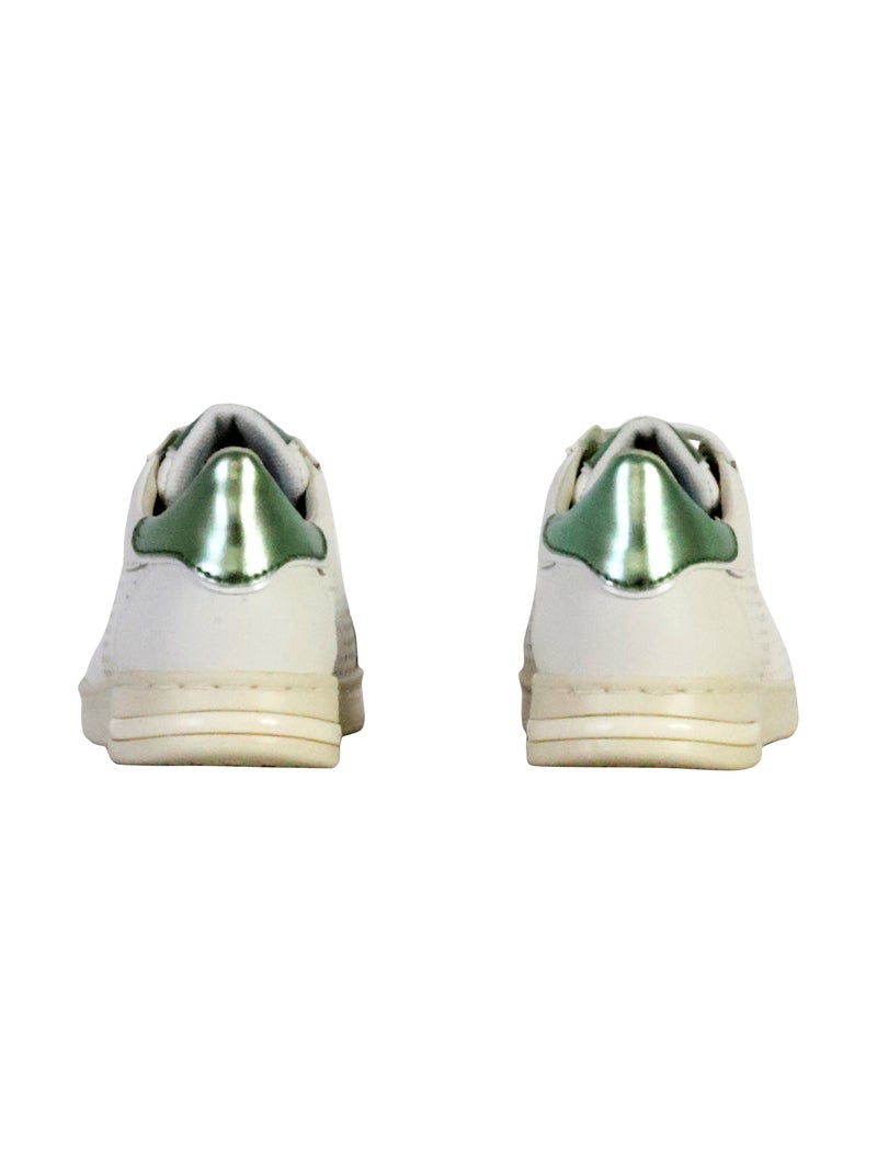 Basket Cuir Geox Jaysen Nappa Blanc - Kiabi