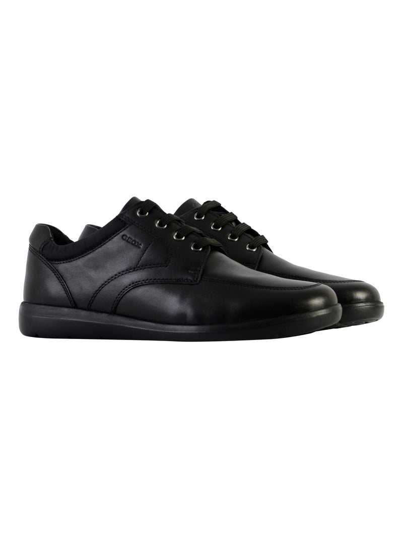 Basket Cuir Geox Leitan Noir - Kiabi