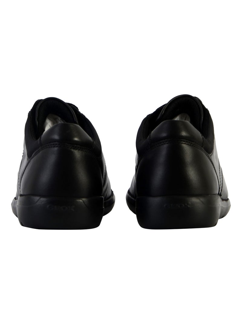 Basket Cuir Geox Leitan Noir - Kiabi