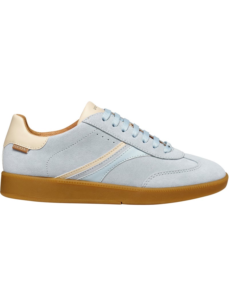 Basket Cuir Geox Meleda Bleu - Kiabi