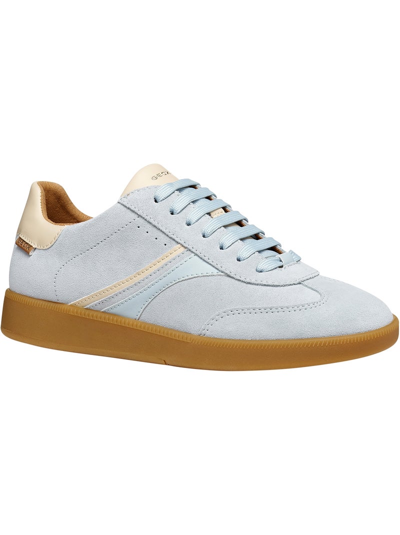 Basket Cuir Geox Meleda Bleu - Kiabi