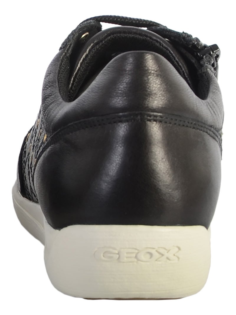 Basket Cuir Geox Myria Noir - Kiabi