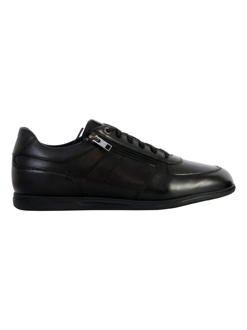 Basket Cuir Geox Renan Noir - Kiabi