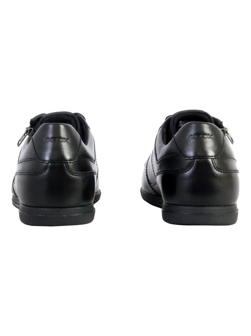 Basket Cuir Geox Renan Noir - Kiabi