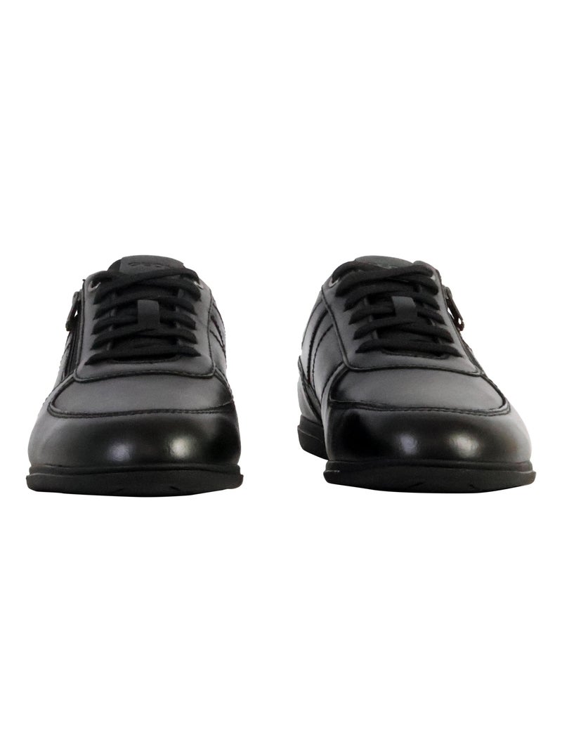 Basket Cuir Geox Renan Noir - Kiabi