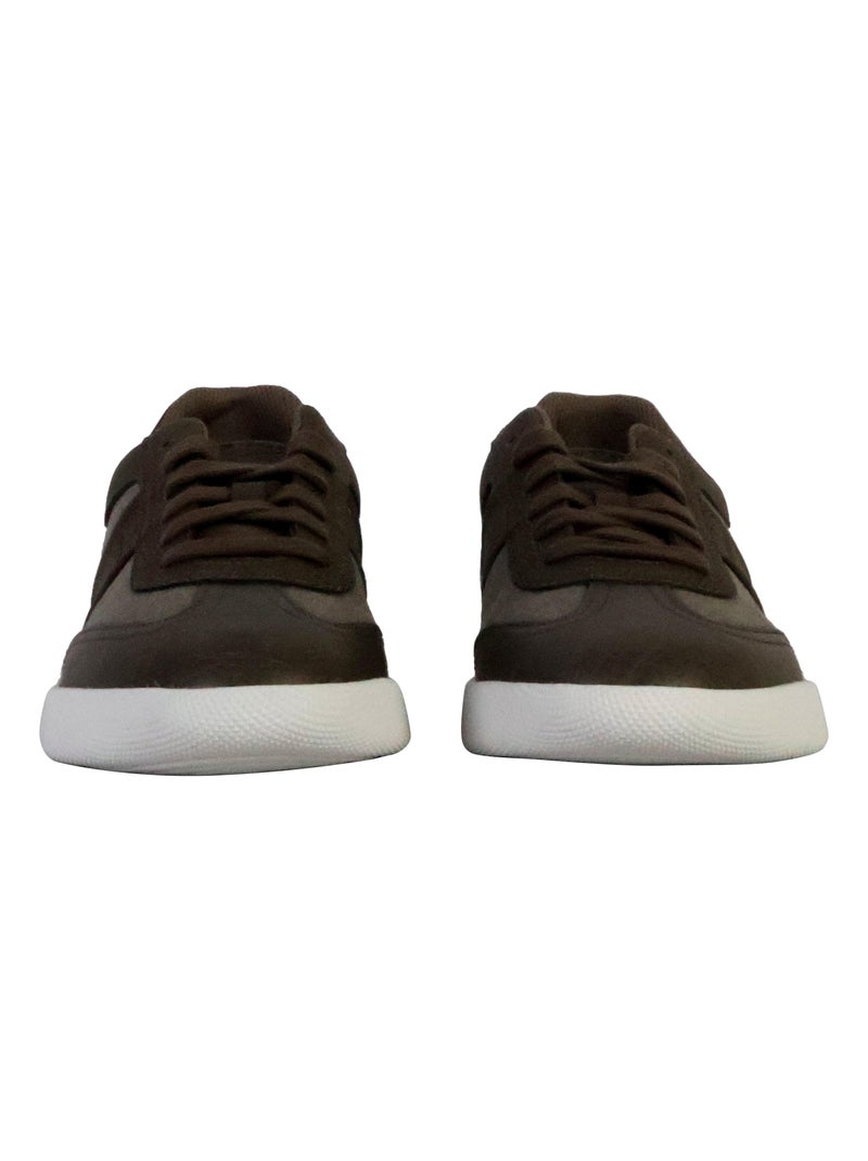 Basket Cuir Geox Rieti Gris - Kiabi