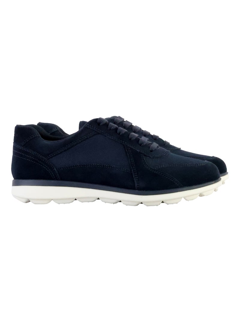Basket Cuir Geox Spherica Bleu marine - Kiabi