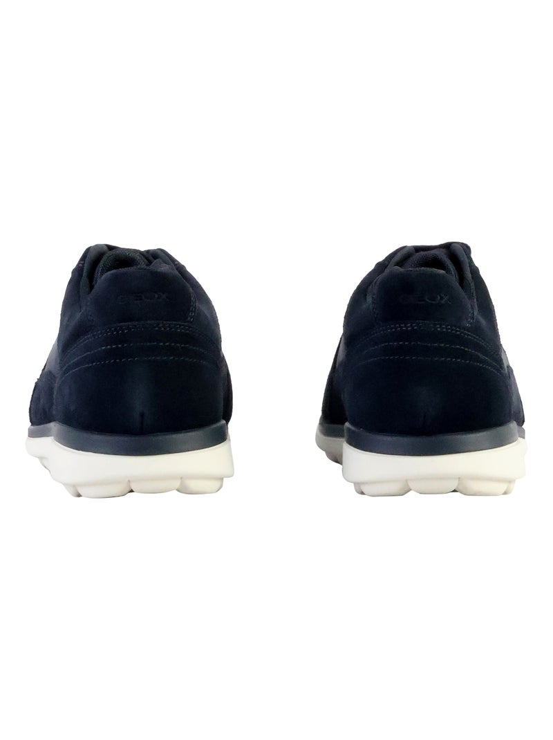 Basket Cuir Geox Spherica Bleu marine - Kiabi