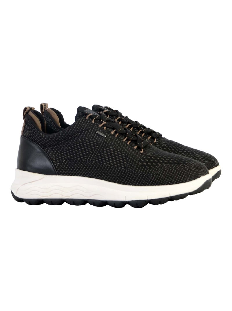 Basket Cuir Geox Spherica Noir - Kiabi
